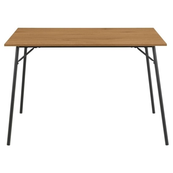 Stół Peru 120x80cm dąb/czarny - ACTONA